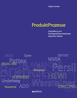 Bild des Verkufers fr ProduktProzesse. Entwicklung und Rechtsgeschichten bekannter deutscher Marken zum Verkauf von Gabis Bcherlager