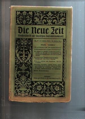 Bild des Verkufers fr Die neue Zeit Wochenschrift der deutschen Sozialdemokratie Heft Nr. 52 30. Jg. zum Verkauf von Windau Antiquariat