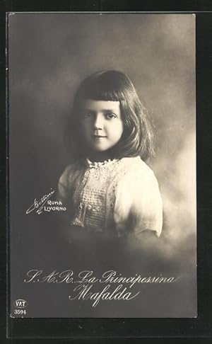 Image du vendeur pour Cartolina S.A.R. La Principessina Mafalda, Portrait der jungen Prinzessin mis en vente par Bartko-Reher