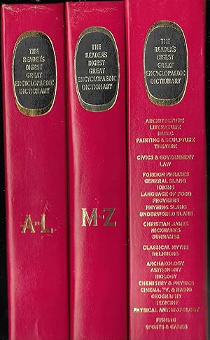 The Reader's Digest Great Encyclopaedic Dictionary in Three Volumes (All 3 volumes)