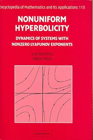 Immagine del venditore per Nonuniform Hyperbolicity : Dynamics of Systems With Nonzero Lyapunov Exponents venduto da GreatBookPrices