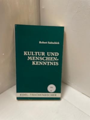 Bild des Verkufers fr Kultur und Menschenkenntnis zum Verkauf von Antiquariat Jochen Mohr -Books and Mohr-