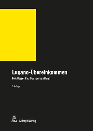 Imagen del vendedor de Lugano-bereinkommen (Lug) a la venta por BuchWeltWeit Ludwig Meier e.K.