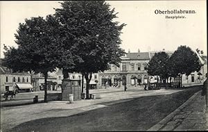 Ansichtskarte / Postkarte Oberhollabrunn Hollabrunn Niederösterreich, Hauptplatz