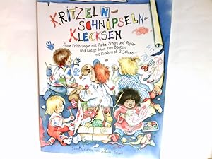 Bild des Verkufers fr Kritzeln - Schnipseln - Klecksen : erste Erfahrungen mit Farbe, Schere und Papier und lustige Ideen zum Basteln mit Kindern ab 2 Jahren in Spielgruppen, Kindergrten und zu Hause. zum Verkauf von Antiquariat Buchhandel Daniel Viertel