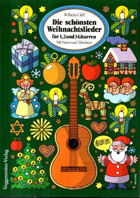 Bild des Verkufers fr Die schnsten Weihnachtslieder fr 1, 2 und 3 Gitarren. Mit Noten und Tabulatur. zum Verkauf von Leonardu