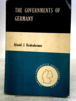Imagen del vendedor de The Governments of Germany. a la venta por World of Rare Books