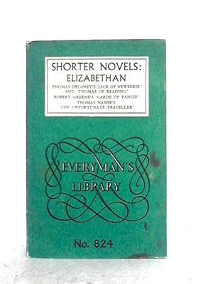 Seller image for Shorter Novels Elizabethan for sale by World of Rare Books