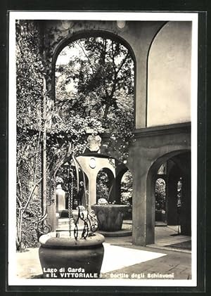 Seller image for Cartolina Gardone, Il Vittoriale, Cortile degli Schiavoni for sale by Bartko-Reher