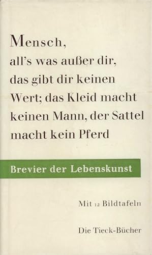 Seller image for Heinrich Tieck: Mensch, all's was auer dir, das gibt dir keinen Wert; Das Kleid for sale by Die Buchgeister