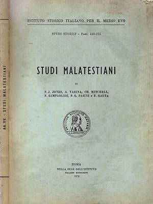 Imagen del vendedor de Studi Malatestiani a la venta por Biblioteca di Babele