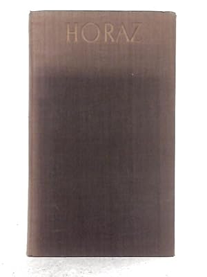 Seller image for Die Gedichte des Horaz; Deutsch von Rudolf Alexander Schr der for sale by World of Rare Books