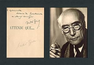 Andre Gide Autograph | signed cards / album pages