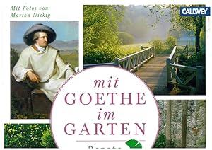 Immagine del venditore per Mit Goethe im Garten. Inspiration und grnes Wissen aus dem Grten der Goethezeit. venduto da Ant. Abrechnungs- und Forstservice ISHGW