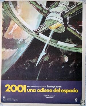 CARTEL DE ESTRENO / ORIGINAL MOVIE POSTER : 2001 UNA ODISEA EN EL ESPACIO 1968