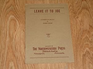 Seller image for Leave it to Joe for sale by Dublin Bookbrowsers
