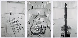 Seller image for Joseph Beuys - Strassenbahnhaltestelle, 1976. 3 Original-Photographien aus dem Portfolio "Re-Object/Mythos". for sale by Kunstbroker GmbH