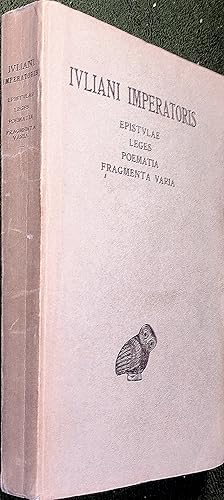 Seller image for Imp. Caesaris Flavii Claudii luliani Epistulae, Leges, Poemata, Fragmenta varia. for sale by Le Chemin des philosophes