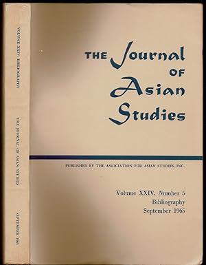 Immagine del venditore per The Journal of Asian Studies, Volume XXIV, Number 5 Bibliography 1964 venduto da The Book Collector, Inc. ABAA, ILAB
