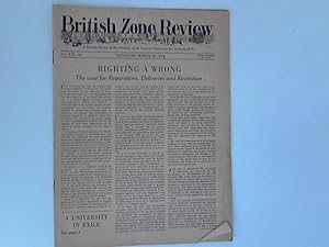 British Zone Review : a Monthly Review of Activities of the Control Commission for Germany (B. E....