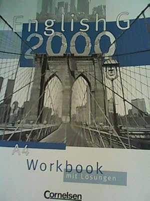 Seller image for English G 2000, Ausgabe A, 4, Workbook for sale by ANTIQUARIAT FRDEBUCH Inh.Michael Simon