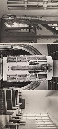 The Epstein Majestas Llandaff Cathedral 3x Religious Postcard s