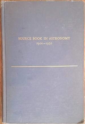 Seller image for Source Book in Astronomy 1900-1950 for sale by The Book House, Inc.  - St. Louis