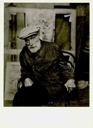 Foto Picasso, Pablo, Portrait von Pierre Auguste Renoir, Vence 1913