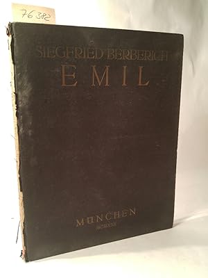 Image du vendeur pour Emil - Ein Epos mit einem Titelbild von Ottomar Starke mis en vente par ANTIQUARIAT Franke BRUDDENBOOKS