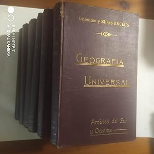 Imagen del vendedor de NOVSIMA GEOGRAFA UNIVERSAL. 6 TOMOS. TOMO I: EUROPA; TOMO II: ASIA; TOMO III: FRICA; TOMO IV: AMRICA DEL NORTE; 5: AMERICA CENTRAL Y DEL SUR; TOMO VI: AMRICA DEL SUR Y OCEANA. a la venta por LIBRERIA CLIO