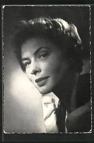 Immagine del venditore per Ansichtskarte Schauspielerin Ingrid Bergman im halbdunkel venduto da Bartko-Reher