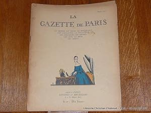 Image du vendeur pour La Gazette de Paris. N3 Fvrier 1921. Le Monde, La Ville, Le Boulevard, Les Coulisses, La Politique, Les Spectacles, Les Lettres, Les Arts, La Mode , Les Sports. mis en vente par Librairie Christian Chaboud