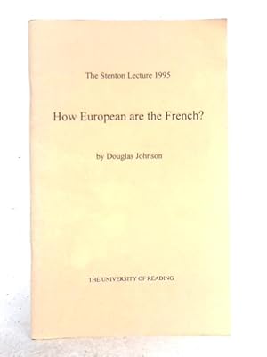 Bild des Verkufers fr How European are the French? zum Verkauf von World of Rare Books
