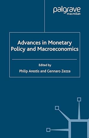 Bild des Verkufers fr Advances in Monetary Policy and Macroeconomics zum Verkauf von moluna