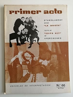 Imagen del vendedor de Primer acto : revista del teatro. N 66, 1965 : texto de "Edipo Rey", de Averchenko a la venta por Perolibros S.L.