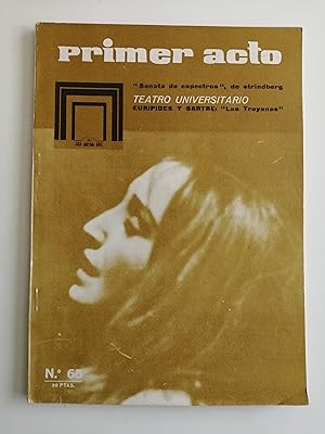 Imagen del vendedor de Primer acto : revista del teatro. N 65, 1965 : "Sonata de espectros", de Strindberg a la venta por Perolibros S.L.