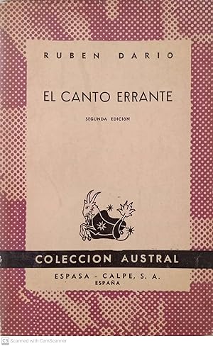 Seller image for El canto errante for sale by Llibres Capra