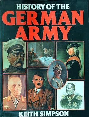 Bild des Verkufers fr History of the German Army zum Verkauf von Librodifaccia