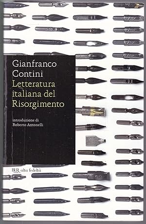 Bild des Verkufers fr Letteratura italiana del Risorgimento zum Verkauf von Graphem. Kunst- und Buchantiquariat