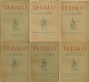Bild des Verkufers fr 6 fascicoli (Agosto, settembre 1920 e Gennaio, giugno, luglio, dicembre 1921) zum Verkauf von Studio Bibliografico Marini