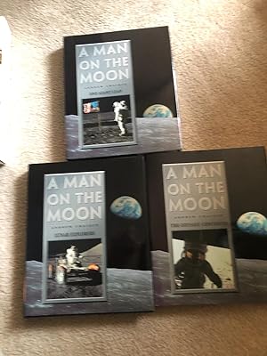 A Man on the Moon, 3 Volumes: One Giant Leap; The Odyssey Continues; Lunar Explorers