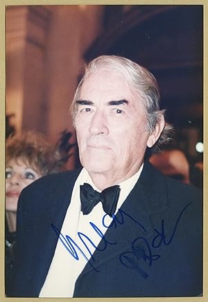 Seller image for Gregory Peck (1916-2003) - Authentic signed original photo - Paris 1986 for sale by PhP Autographs