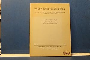 Westfälische Forschungen - Mitteilungen des Provinzialinstituts für westfälische Landes- und Volk...