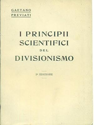 Seller image for I principii scientifici del divisionismo for sale by Miliardi di Parole