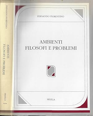 Bild des Verkufers fr Ambienti filosofi e problemi zum Verkauf von Biblioteca di Babele