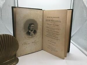 1870 Before the Footlights and Behind the Scenes Olive Logan Show Business Cloth