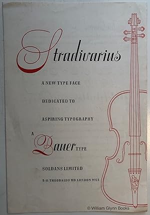 Stradivarius. A New Type Face Dedicated to Aspiring Typography