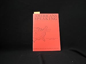 Seller image for Americans Speaking for sale by George Strange's Bookmart