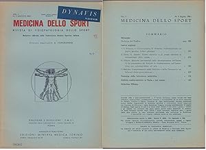 Imagen del vendedor de Medicina dello Sport N. 8 Agosto 1961 a la venta por libreria biblos