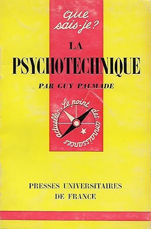 Image du vendeur pour Psychotechnique (La), "Que Sais-Je ?" n302 mis en vente par Bouquinerie "Rue du Bac"